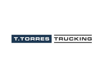 T.Torres Trucking logo design by Zhafir