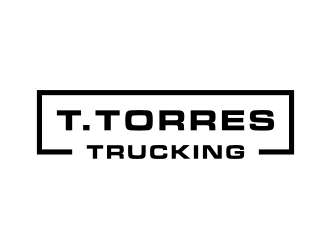 T.Torres Trucking logo design by Zhafir