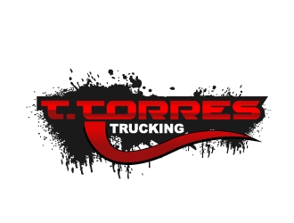T.Torres Trucking logo design by samuraiXcreations