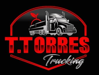 T.Torres Trucking logo design by PMG