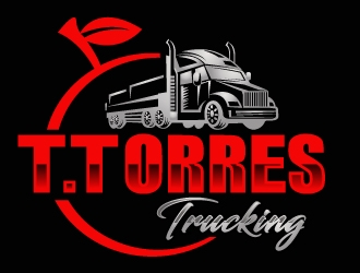 T.Torres Trucking logo design by PMG