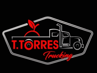 T.Torres Trucking logo design by PMG