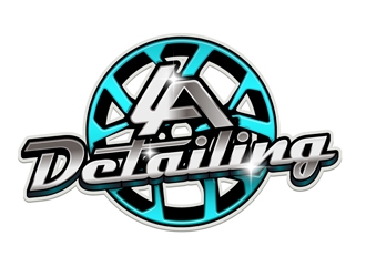 LA Detailing logo design by DreamLogoDesign