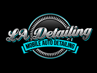 LA Detailing logo design by scriotx