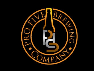 Pro Five Brewing Company logo design by SonamD