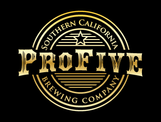 Pro Five Brewing Company logo design by mirceabaciu