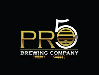 Pro Five Brewing Company logo design by Foxcody