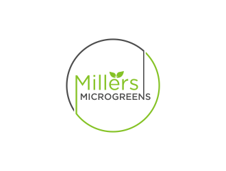 Millers Microgreens logo design by ammad