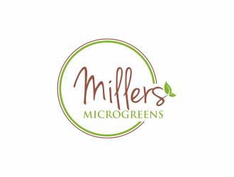 Millers Microgreens logo design by ammad