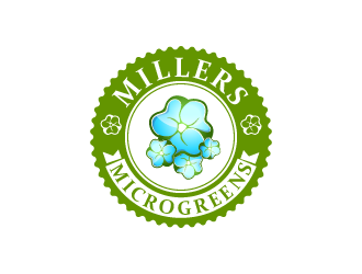 Millers Microgreens logo design by mansya