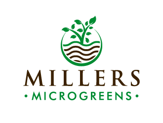 Millers Microgreens logo design by akilis13