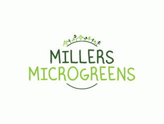 Millers Microgreens logo design by lestatic22