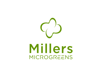 Millers Microgreens logo design by Kanya