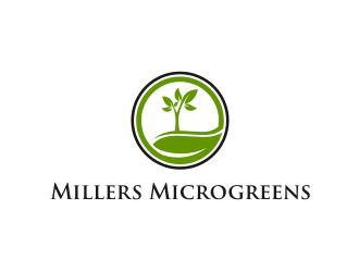 Millers Microgreens logo design by tejo