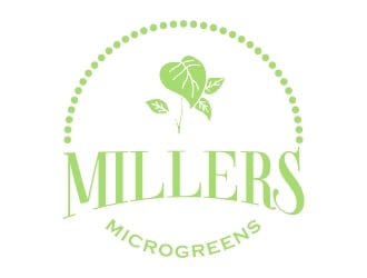 Millers Microgreens logo design by cikiyunn