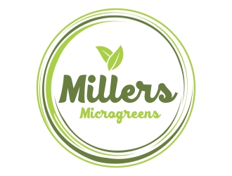 Millers Microgreens logo design by cikiyunn