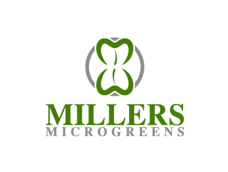 Millers Microgreens logo design by betapramudya