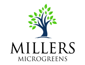 Millers Microgreens logo design by jetzu