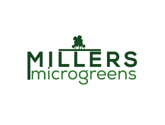 Millers Microgreens logo design by yans