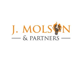 J. Molson & Partners logo design by maserik