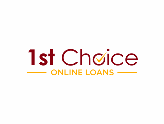 1st Choice Online Loans logo design by santrie
