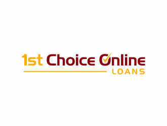 1st Choice Online Loans logo design by santrie