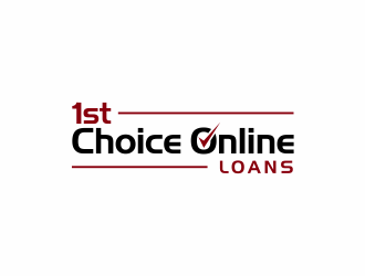 1st Choice Online Loans logo design by santrie