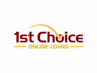 1st Choice Online Loans logo design by santrie