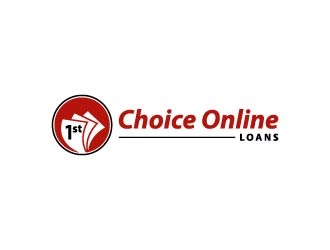 1st Choice Online Loans logo design by maserik