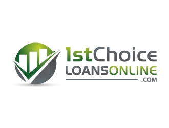 1st Choice Online Loans logo design by akilis13