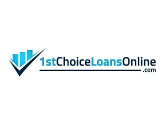 1st Choice Online Loans logo design by akilis13