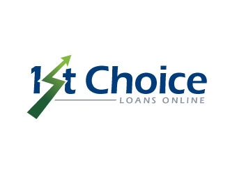 1st Choice Online Loans logo design by sanworks