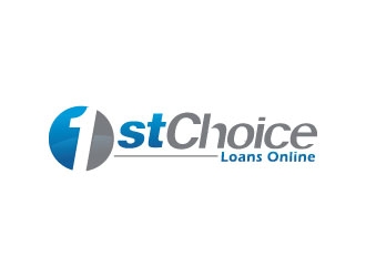 1st Choice Online Loans logo design by sanworks
