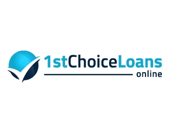 1st Choice Online Loans logo design by akilis13
