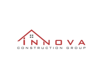 Innova Construction Group, Innova Homes logo design by mjafly