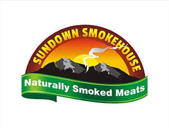Sundown Smokehouse - Naturally Smoked Jerky logo design by gitzart