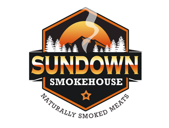 Sundown Smokehouse - Naturally Smoked Jerky logo design by kunejo
