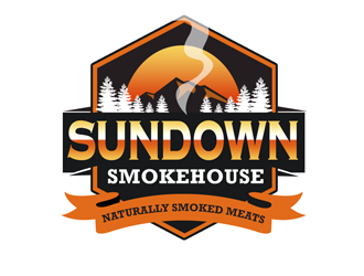 Sundown Smokehouse - Naturally Smoked Jerky logo design by kunejo
