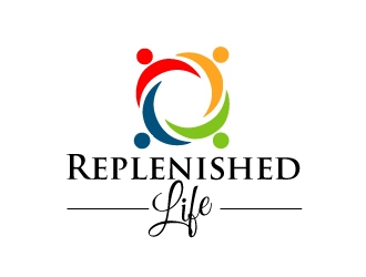 Replenished Life logo design by ElonStark