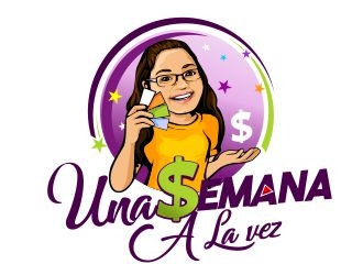 Una $emana A La vez logo design by veron
