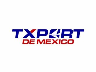 TXPORT DE MEXICO  logo design by Abril
