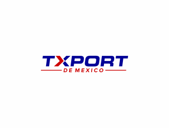 TXPORT DE MEXICO  logo design by ubai popi