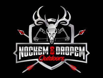 Nockem & Dropem Outdoors logo design by jaize