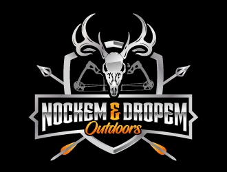 Nockem & Dropem Outdoors logo design by jaize
