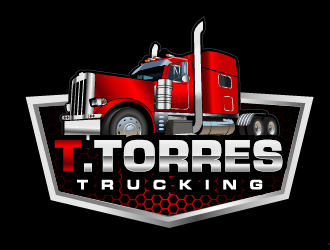 T.Torres Trucking logo design by THOR_