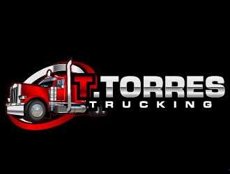 T.Torres Trucking logo design by THOR_