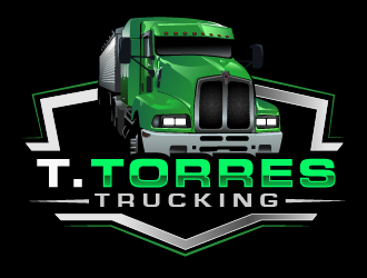 T.Torres Trucking logo design by THOR_