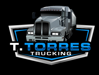 T.Torres Trucking logo design by THOR_