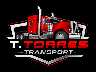 T.Torres Trucking logo design by THOR_