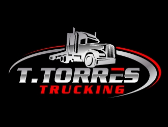 T.Torres Trucking logo design by jaize